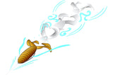 DEPS Deathhadder Grub Twintail 4.5" - 6 pc