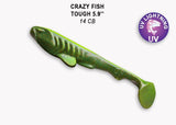 CRAZY FISH Tough 5,9" (14.5 cm) - 2 pc - CRAZY FISH Tough 5,9" (14.5 cm) - 2 pc | BS Fishing