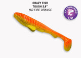 CRAZY FISH Tough 5,9" (14.5 cm) - 2 pc - CRAZY FISH Tough 5,9" (14.5 cm) - 2 pc | BS Fishing