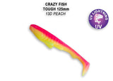 CRAZY FISH Tough 5" (12,5 cm) - 5 pc - CRAZY FISH Tough 5" (12,5 cm) - 5 pc | BS Fishing