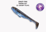 CRAZY FISH Tough 5" (12,5 cm) - 5 pc - CRAZY FISH Tough 5" (12,5 cm) - 5 pc | BS Fishing