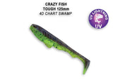 CRAZY FISH Tough 5" (12,5 cm) - 5 pc - CRAZY FISH Tough 5" (12,5 cm) - 5 pc | BS Fishing