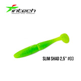 INTECH Slim Shad 2,5"(6.25 cm) - 12 pc - INTECH Slim Shad 2,5"(6.25 cm) - 12 pc | BS Fishing