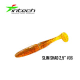 INTECH Slim Shad 2,5"(6.25 cm) - 12 pc - INTECH Slim Shad 2,5"(6.25 cm) - 12 pc | BS Fishing