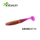 INTECH Slim Shad 2,5"(6.25 cm) - 12 pc - INTECH Slim Shad 2,5"(6.25 cm) - 12 pc | BS Fishing