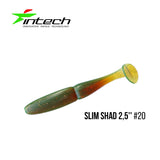 INTECH Slim Shad 2,5"(6.25 cm) - 12 pc - INTECH Slim Shad 2,5"(6.25 cm) - 12 pc | BS Fishing