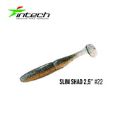 INTECH Slim Shad 2,5"(6.25 cm) - 12 pc - INTECH Slim Shad 2,5"(6.25 cm) - 12 pc | BS Fishing