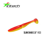 INTECH Slim Shad 2,5"(6.25 cm) - 12 pc - INTECH Slim Shad 2,5"(6.25 cm) - 12 pc | BS Fishing