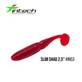 INTECH Slim Shad 2,5"(6.25 cm) - 12 pc - INTECH Slim Shad 2,5"(6.25 cm) - 12 pc | BS Fishing
