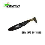 INTECH Slim Shad 2,5"(6.25 cm) - 12 pc - INTECH Slim Shad 2,5"(6.25 cm) - 12 pc | BS Fishing