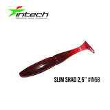 INTECH Slim Shad 2,5"(6.25 cm) - 12 pc - INTECH Slim Shad 2,5"(6.25 cm) - 12 pc | BS Fishing