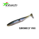 INTECH Slim Shad 2,5"(6.25 cm) - 12 pc - INTECH Slim Shad 2,5"(6.25 cm) - 12 pc | BS Fishing