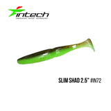 INTECH Slim Shad 2,5"(6.25 cm) - 12 pc - INTECH Slim Shad 2,5"(6.25 cm) - 12 pc | BS Fishing