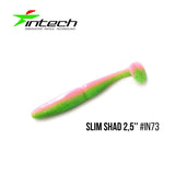 INTECH Slim Shad 2,5"(6.25 cm) - 12 pc - INTECH Slim Shad 2,5"(6.25 cm) - 12 pc | BS Fishing