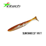 INTECH Slim Shad 2,5"(6.25 cm) - 12 pc - INTECH Slim Shad 2,5"(6.25 cm) - 12 pc | BS Fishing