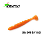 INTECH Slim Shad 2,5"(6.25 cm) - 12 pc - INTECH Slim Shad 2,5"(6.25 cm) - 12 pc | BS Fishing