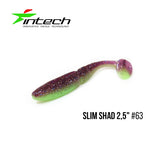 INTECH Slim Shad 2,5"(6.25 cm) - 12 pc - INTECH Slim Shad 2,5"(6.25 cm) - 12 pc | BS Fishing