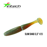INTECH Slim Shad 4" (10 cm) - 5 pc - INTECH Slim Shad 4" (10 cm) - 5 pc | BS Fishing