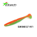 Intech Slim Shad 3,3" (8 cm) - 7 pc - Intech Slim Shad 3,3" (8 cm) - 7 pc | BS Fishing