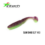 Intech Slim Shad 3,3" (8 cm) - 7 pc - Intech Slim Shad 3,3" (8 cm) - 7 pc | BS Fishing