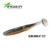INTECH Slim Shad 4" (10 cm) - 5 pc - INTECH Slim Shad 4" (10 cm) - 5 pc | BS Fishing
