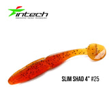 INTECH Slim Shad 4" (10 cm) - 5 pc - INTECH Slim Shad 4" (10 cm) - 5 pc | BS Fishing