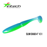 INTECH Slim Shad 4" (10 cm) - 5 pc - INTECH Slim Shad 4" (10 cm) - 5 pc | BS Fishing