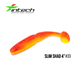 INTECH Slim Shad 4" (10 cm) - 5 pc - INTECH Slim Shad 4" (10 cm) - 5 pc | BS Fishing