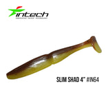 INTECH Slim Shad 4" (10 cm) - 5 pc - INTECH Slim Shad 4" (10 cm) - 5 pc | BS Fishing