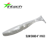 INTECH Slim Shad 4" (10 cm) - 5 pc - INTECH Slim Shad 4" (10 cm) - 5 pc | BS Fishing