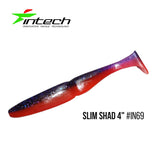 INTECH Slim Shad 4" (10 cm) - 5 pc - INTECH Slim Shad 4" (10 cm) - 5 pc | BS Fishing