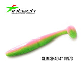 INTECH Slim Shad 4" (10 cm) - 5 pc - INTECH Slim Shad 4" (10 cm) - 5 pc | BS Fishing