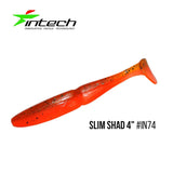 INTECH Slim Shad 4" (10 cm) - 5 pc - INTECH Slim Shad 4" (10 cm) - 5 pc | BS Fishing