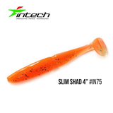 INTECH Slim Shad 4" (10 cm) - 5 pc - INTECH Slim Shad 4" (10 cm) - 5 pc | BS Fishing