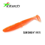 INTECH Slim Shad 4" (10 cm) - 5 pc - INTECH Slim Shad 4" (10 cm) - 5 pc | BS Fishing