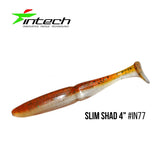 INTECH Slim Shad 4" (10 cm) - 5 pc - INTECH Slim Shad 4" (10 cm) - 5 pc | BS Fishing