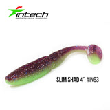 INTECH Slim Shad 4" (10 cm) - 5 pc - INTECH Slim Shad 4" (10 cm) - 5 pc | BS Fishing