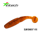 INTECH Slim Shad 5" (12.5 cm) - 5 pc - INTECH Slim Shad 5" (12.5 cm) - 5 pc | BS Fishing