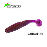 INTECH Slim Shad 5" (12.5 cm) - 5 pc - INTECH Slim Shad 5" (12.5 cm) - 5 pc | BS Fishing