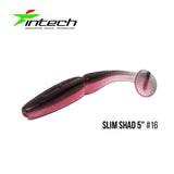 INTECH Slim Shad 5" (12.5 cm) - 5 pc - INTECH Slim Shad 5" (12.5 cm) - 5 pc | BS Fishing