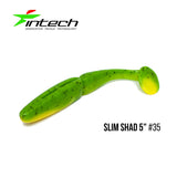 INTECH Slim Shad 5" (12.5 cm) - 5 pc - INTECH Slim Shad 5" (12.5 cm) - 5 pc | BS Fishing