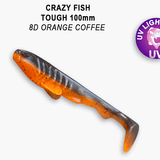 CRAZY FISH Tough 4" (10 cm) - 6 pc - CRAZY FISH Tough 4" (10 cm) - 6 pc | BS Fishing