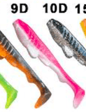 CRAZY FISH Tough 5" (12,5 cm) - 5 pc - CRAZY FISH Tough 5" (12,5 cm) - 5 pc | BS Fishing