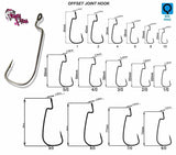 Hameçon Texan CRAZY FISH Offset Joint Hook (sachet) - Hameçon Texan CRAZY FISH Offset Joint Hook (sachet) | BS Fishing
