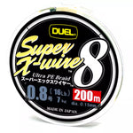 DUEL Super X-Wire 8 5Color Yellow Marking 200m | BS-Fishing