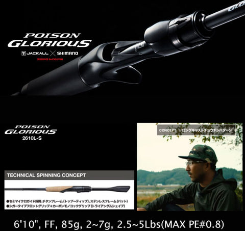 Cannes casting SHIMANO 21 Poison Glorious Casting | BS-FISHING