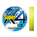 DUEL Hardcore Super X4 Hi-Vis Yellow 200m | BS-FISHING