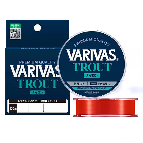 VARIVAS Trout Orange 100m | BS-FISHING.COM