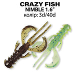 CRAZY FISH Nimble 1,6" (4 cm) - 9 pc