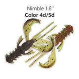 CRAZY FISH Nimble 1,6" (4 cm) - 9 pc